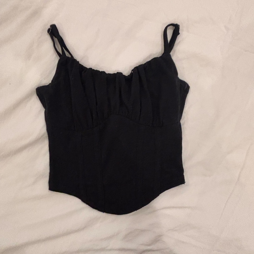 Hollister Black Crop Top